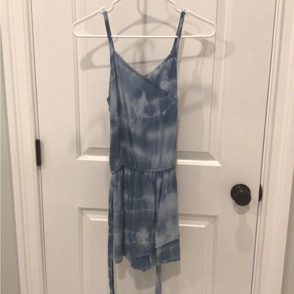Abercrombie Kids Girls Tie Dye Blue Romper Size 13/14